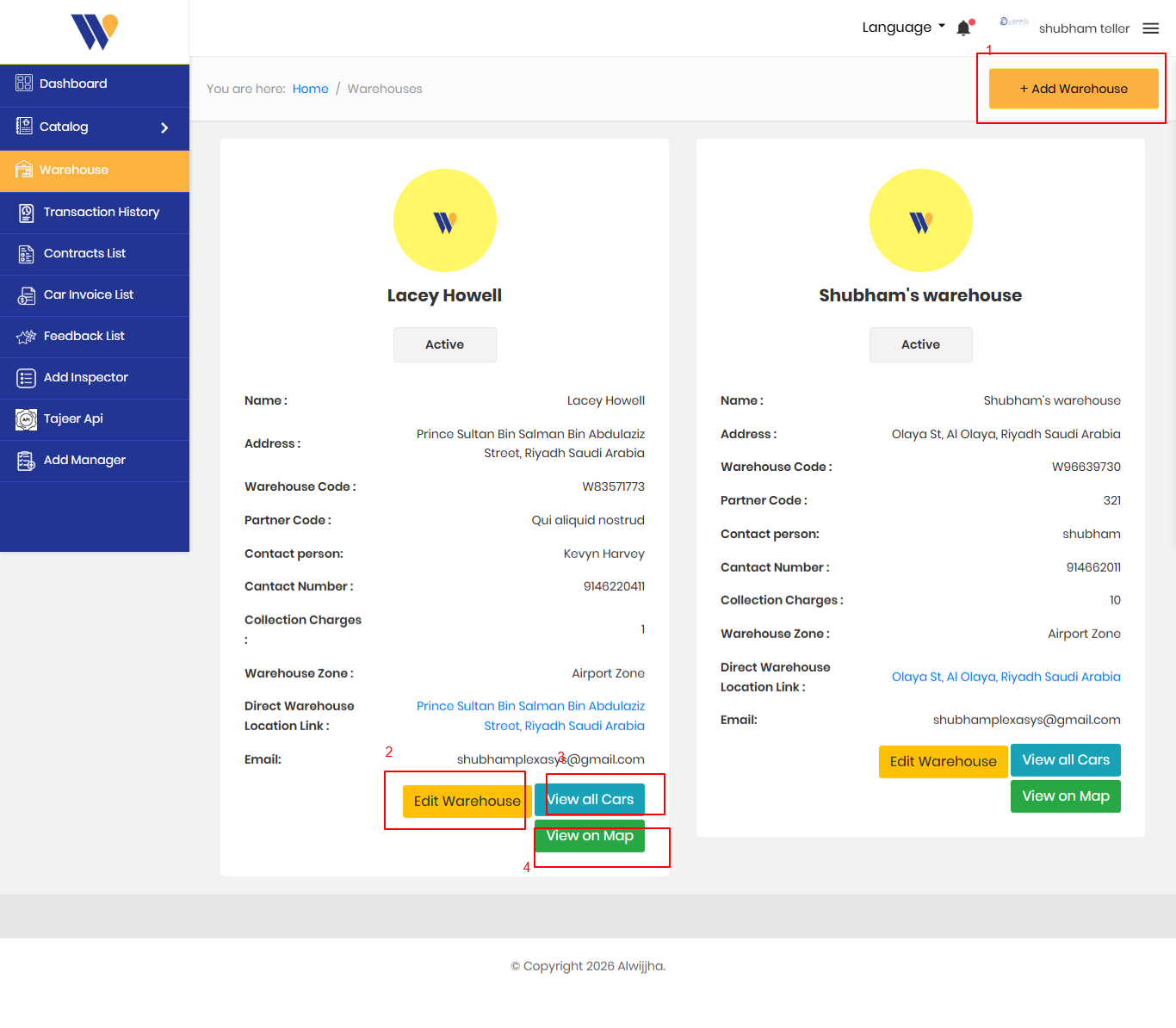 Warehouse Management